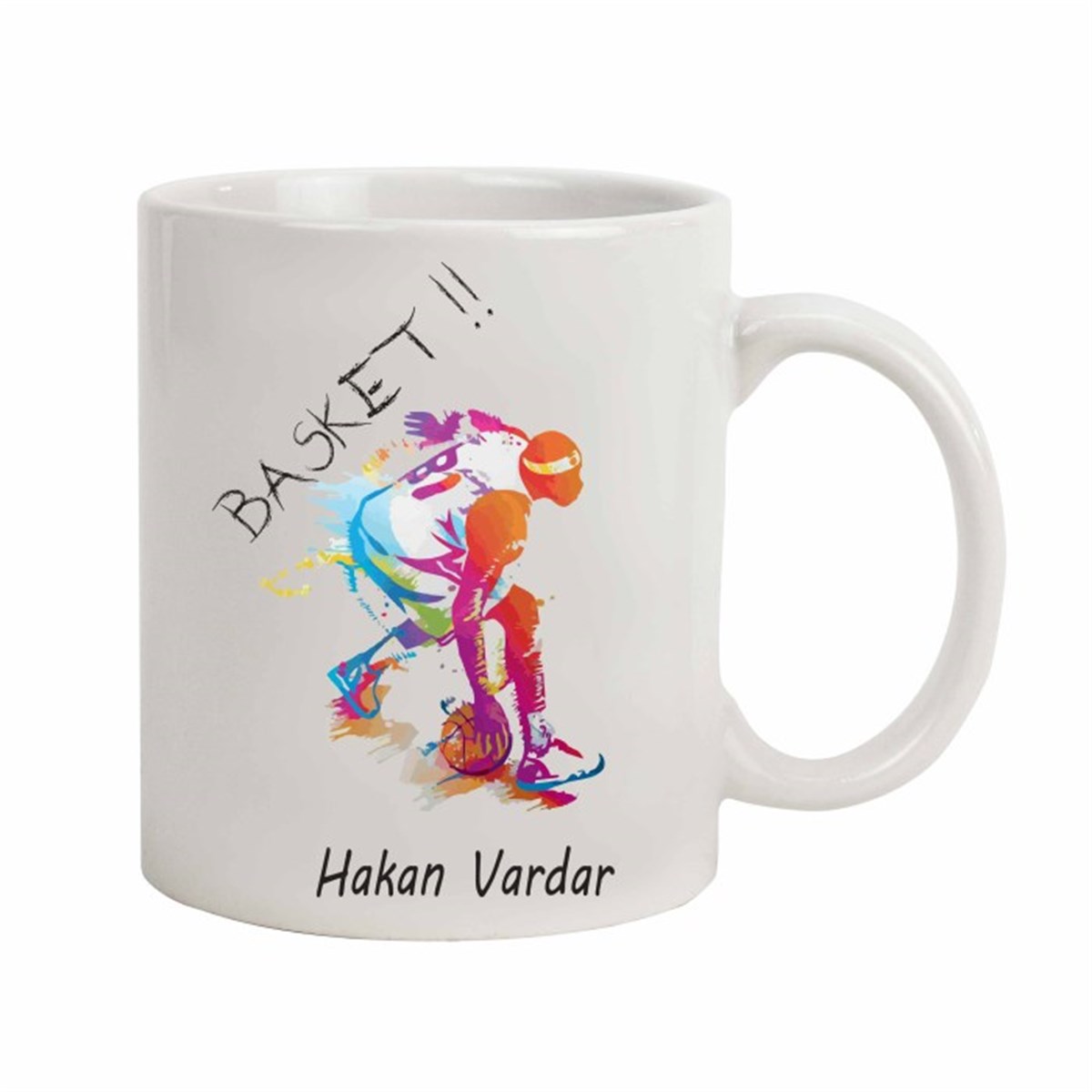 İsme Özel Kupa Bardak - Basket