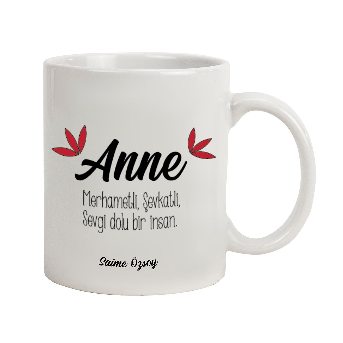 İsme Özel Kupa Bardak - Anne