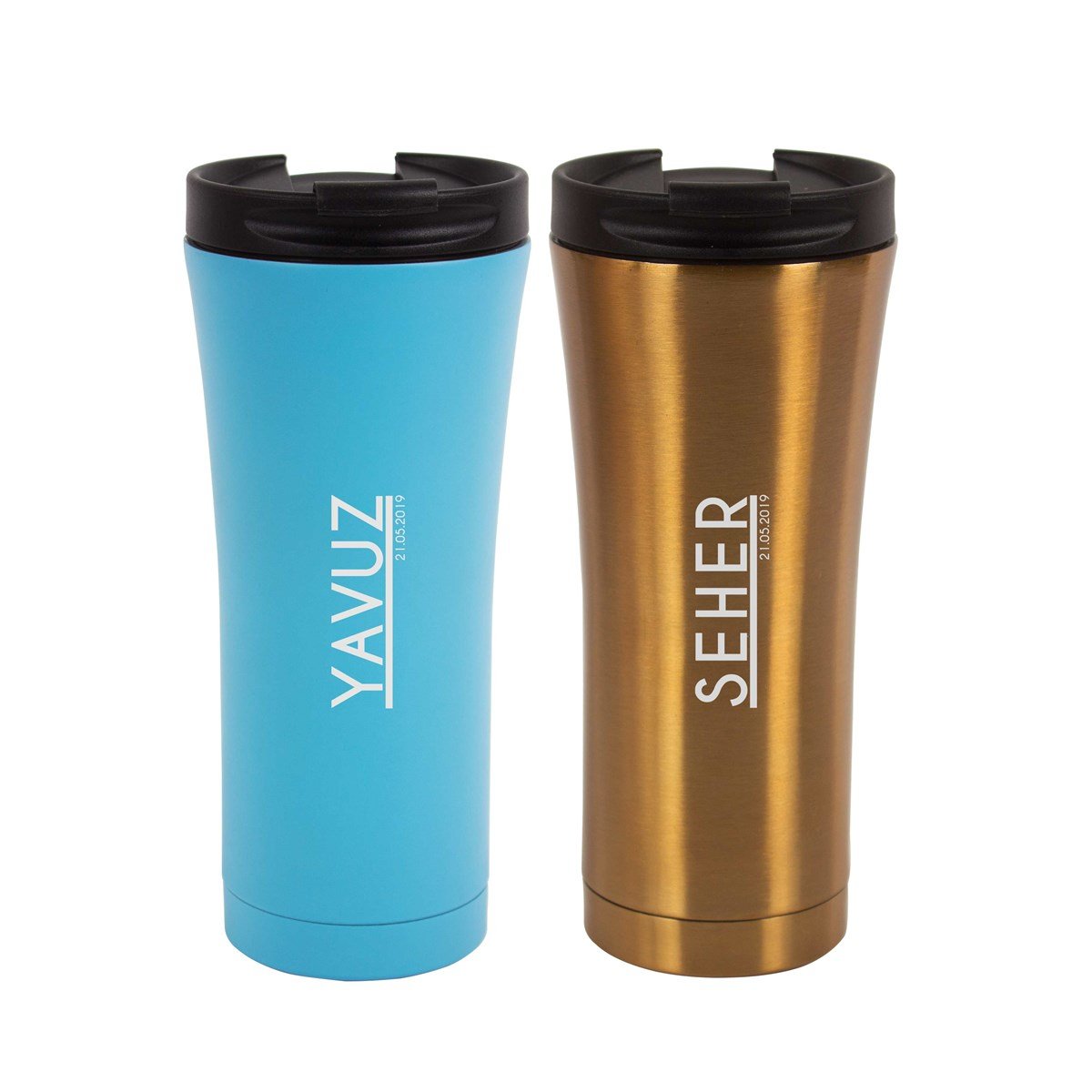 İsme Özel Premium Çelik Termos 500 ML M2