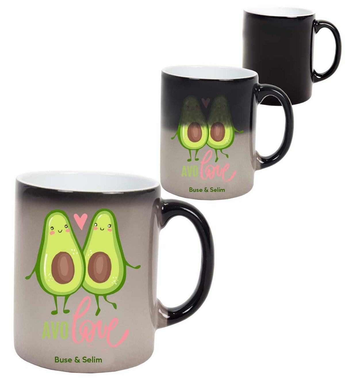 İsme Özel Sihirli Kupa Bardak-Avolove Temalı