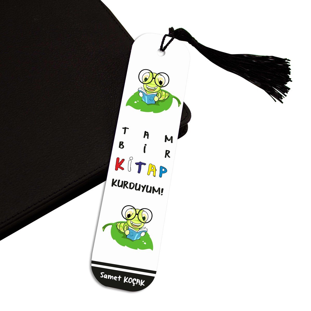 İsme Özel Tam Bir Kitap Kurduyum Kitap Ayracı