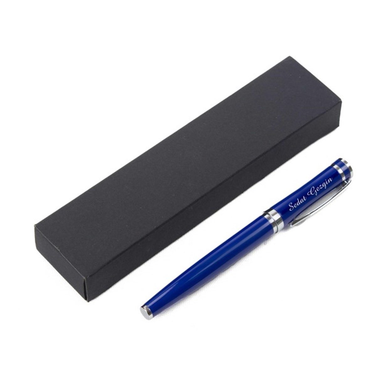 Kişiye Özel Premium Metal Roller İmza Kalemi Mavi