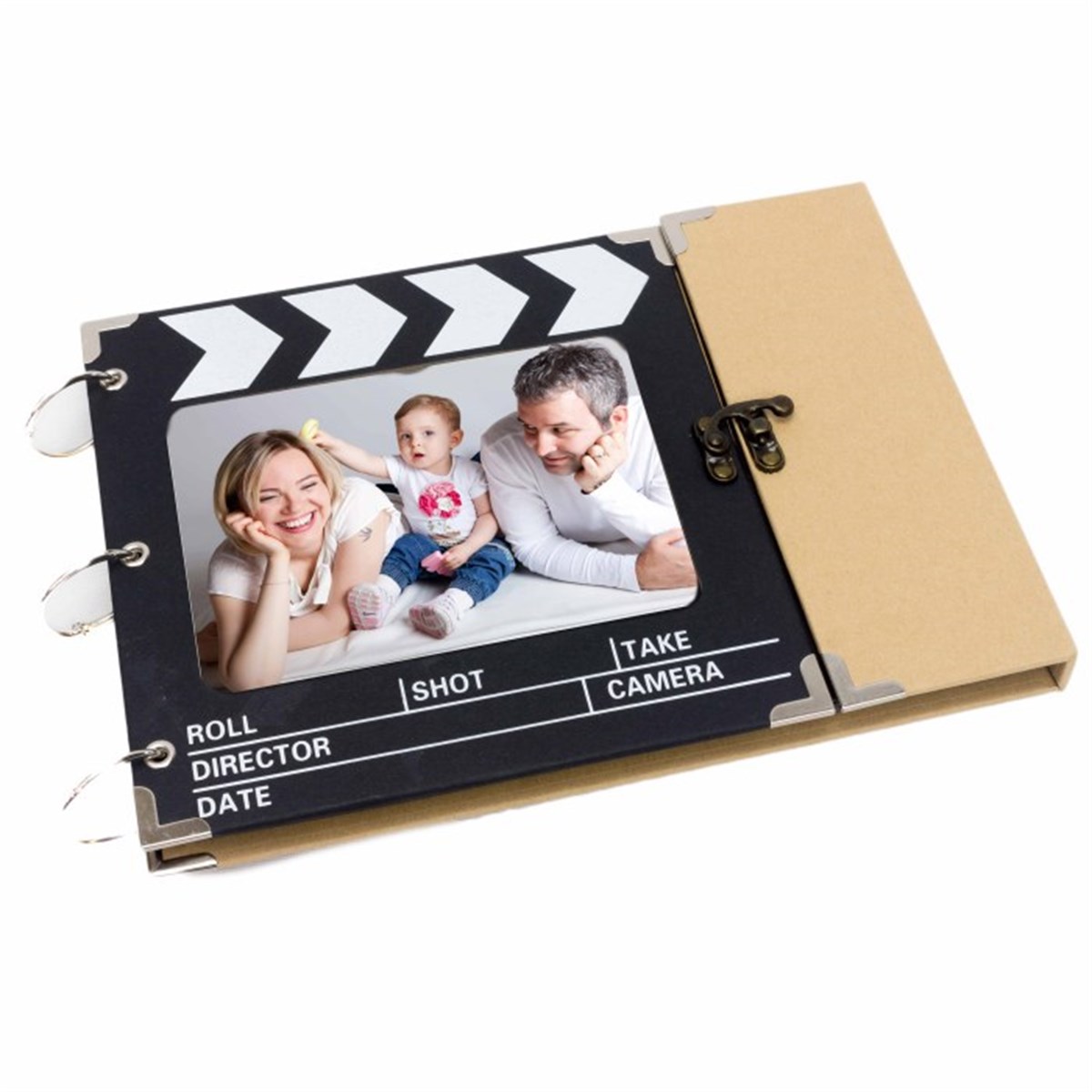 Klaket Temalı Resim Çerçeveli Kendin Yap Albüm Defter