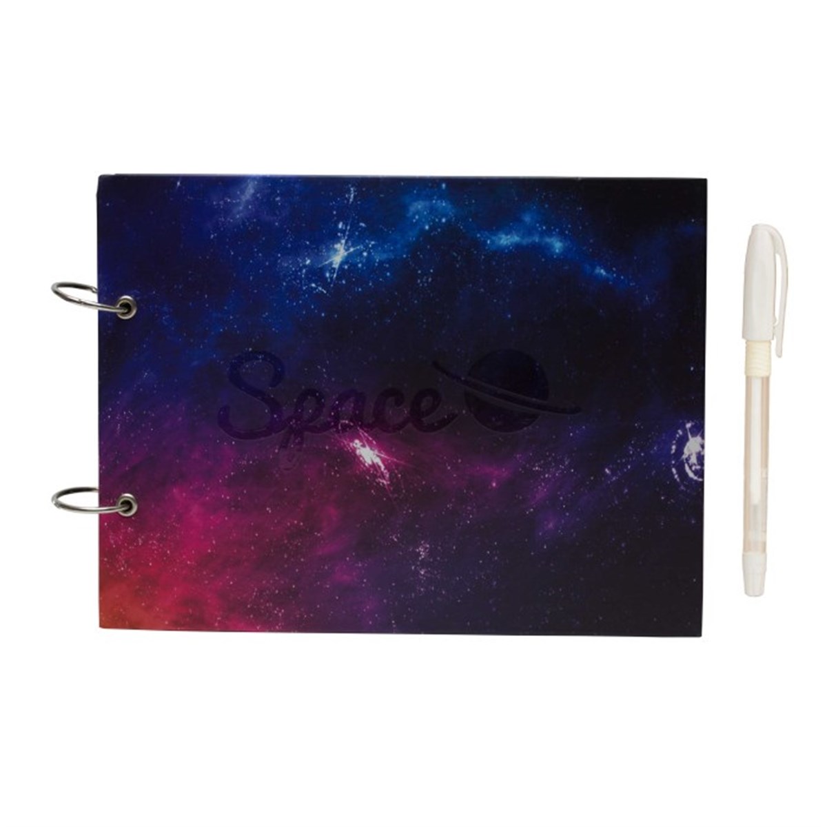 Space Temalı Kendin Yap Albüm Defter
