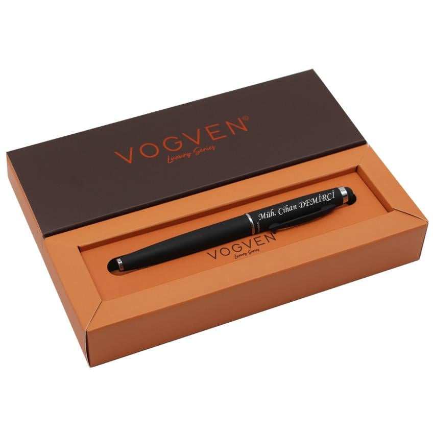 Vogven Marka İsme Özel Mat Touch Roller Kalem