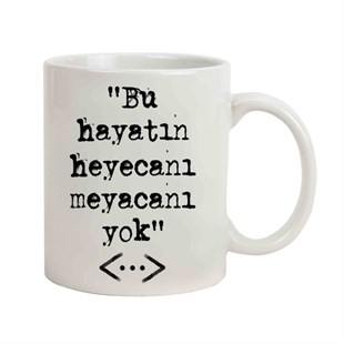 Çukur Temalı Kupa Bardak -  Bu Hayatın Heyecanı Yok