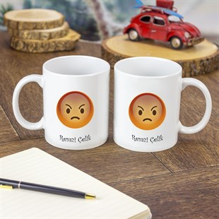 İsme Özel Emojili Kupa Bardak