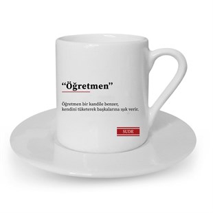 İsme Özel Fincan-Öğretmen Tanımı