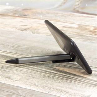 İsme Özel Telefon Stantlı Metal Tükenmez Promosyon Kalemi Kutulu