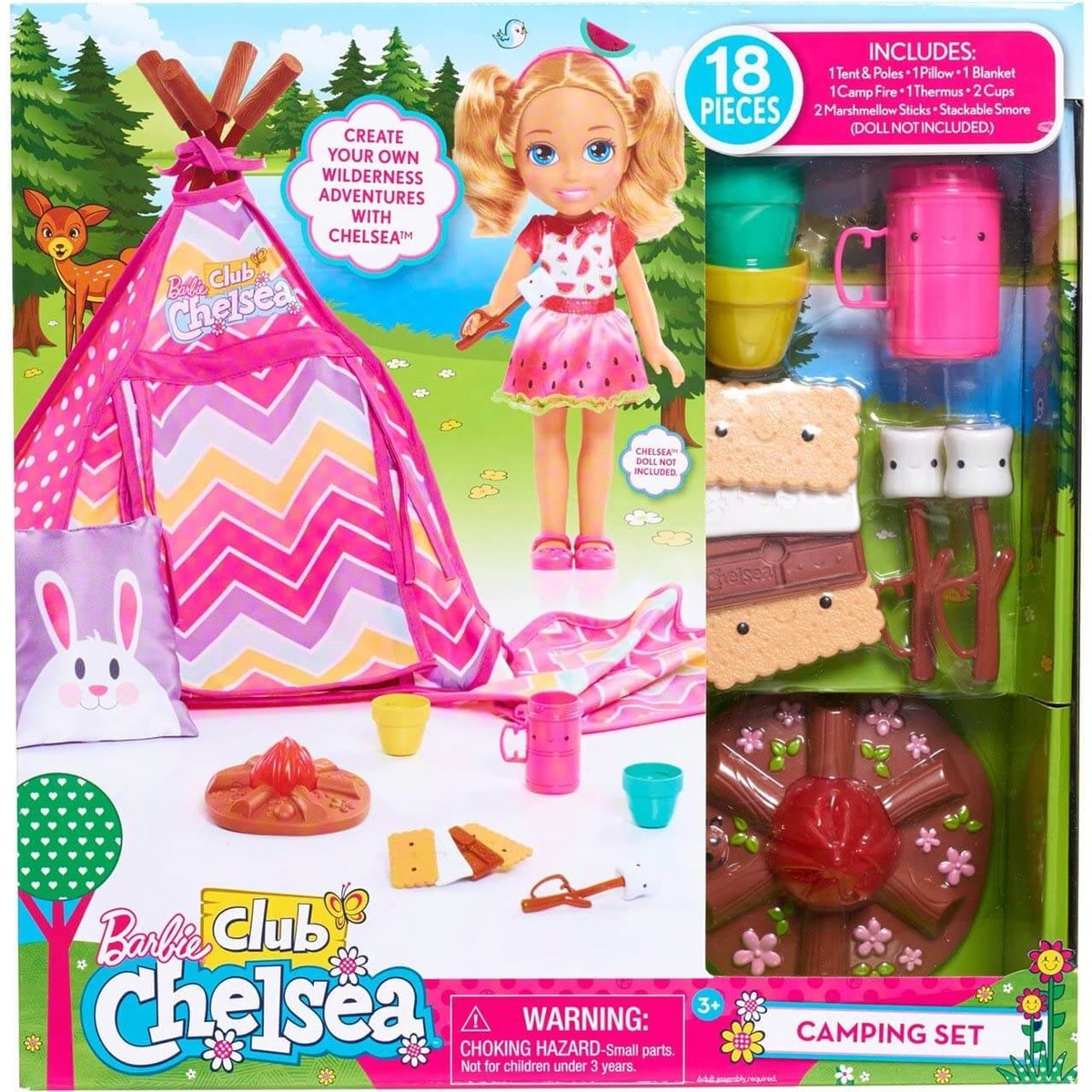 Barbie Clup Chelsea Kamp Seti Barbie Kızkardeşler en uygun fiyatlarla  Dobişko Oyuncak'ta!