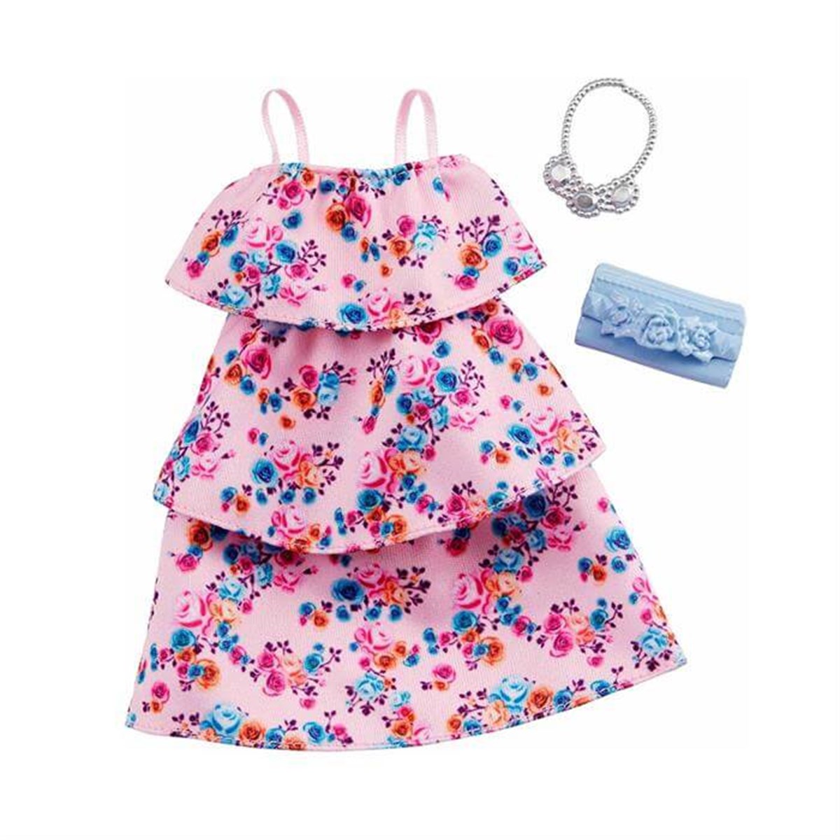 Barbienin Son Moda Kıyafetleri - Renkli Çiçekli Elbise en uygun fiyatlarla  Dobişko Oyuncak'ta!