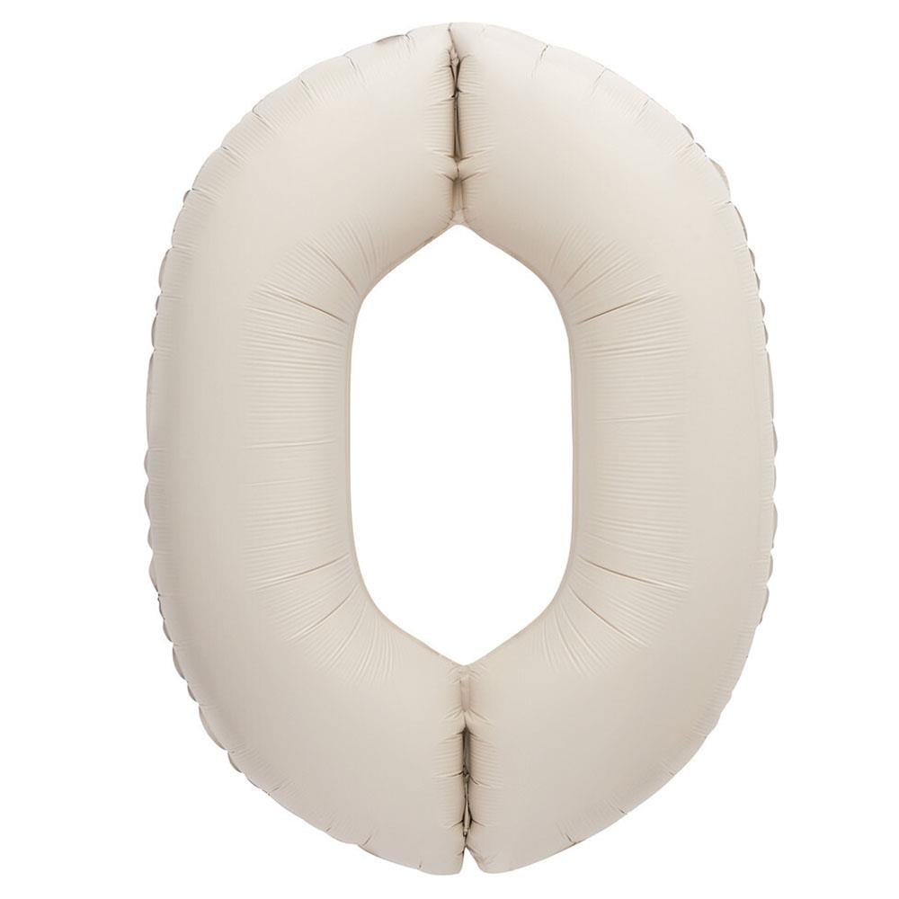 0 Rakam Krem Folyo Balon 80 cm