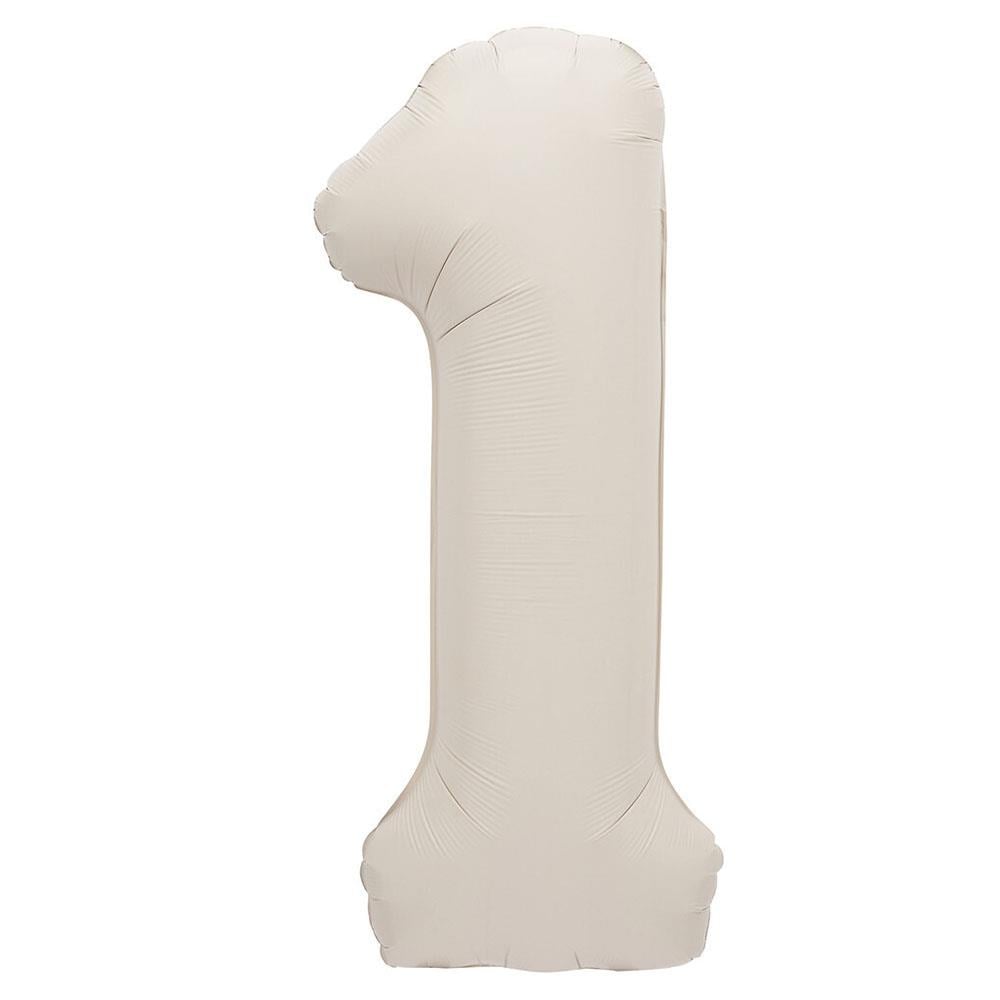 1 Rakam Krem Folyo Balon 80 cm