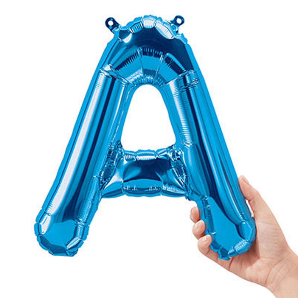 A Harf Mavi Folyo Balon 40 cm