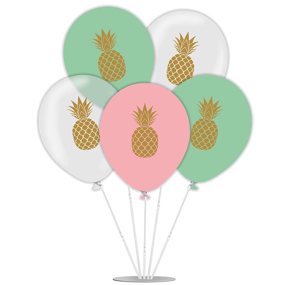 Ananas Balonlu Stand Set 7'li