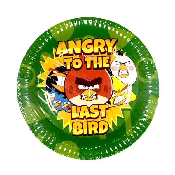 Angry Birds Karton Tabak 23 cm 8'li
