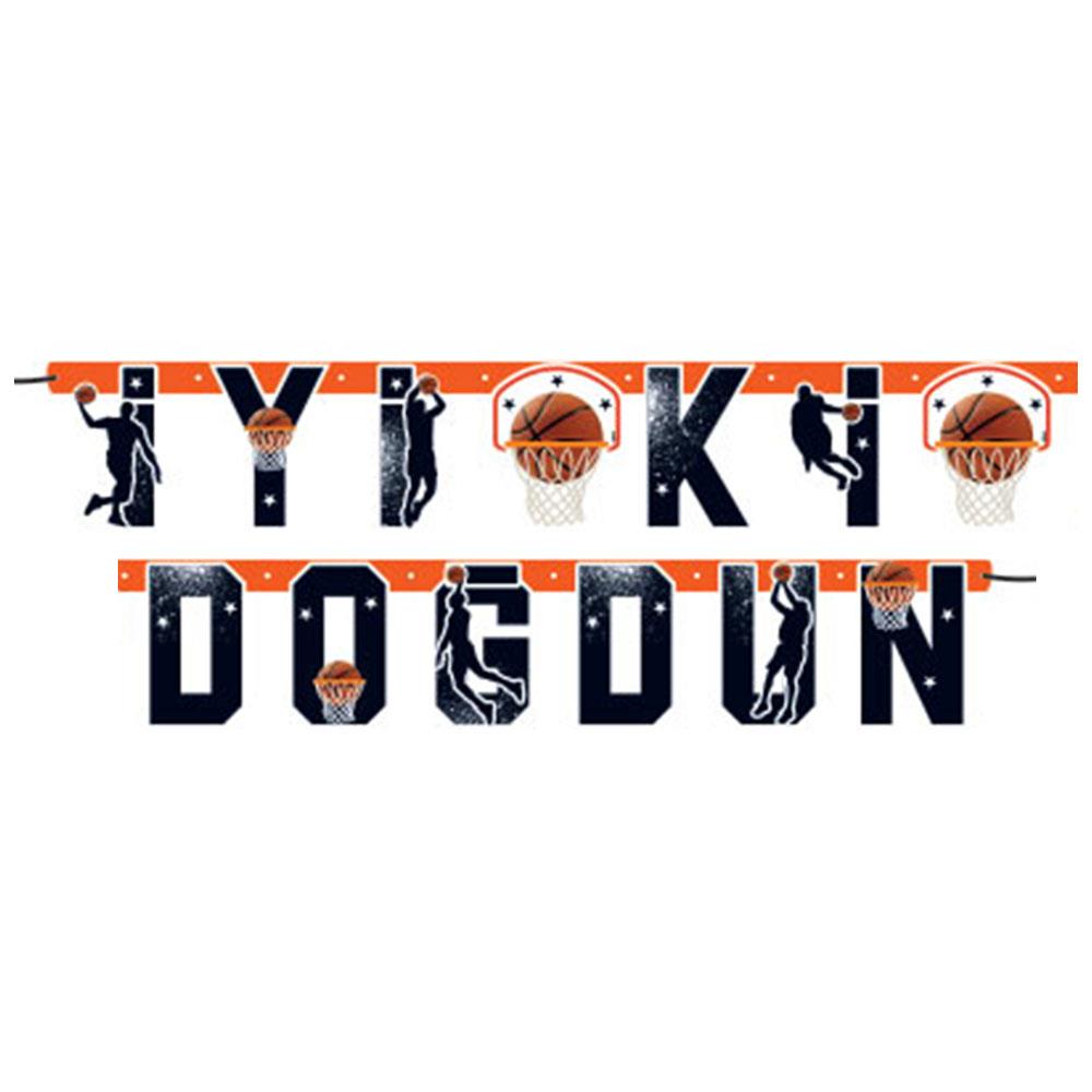 Basketbol İyi ki Doğdun Harf Afiş