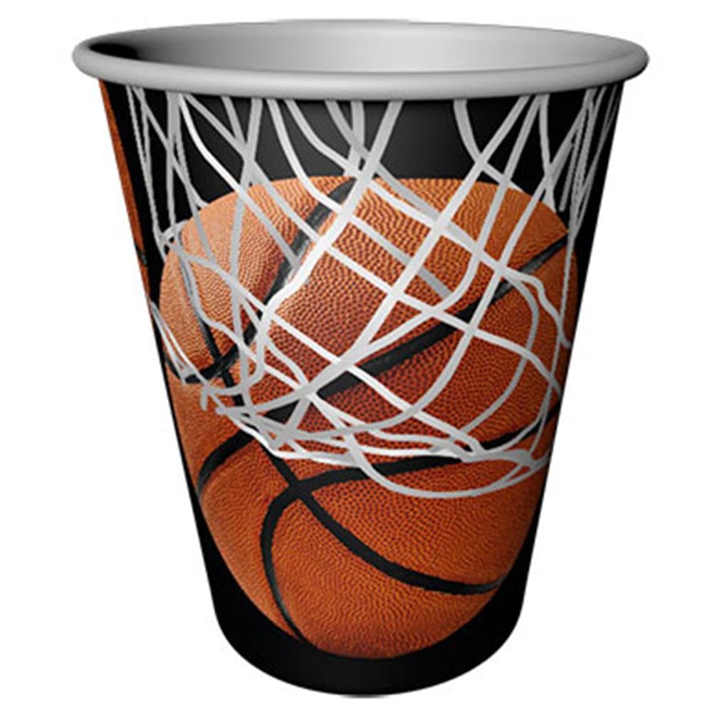 Basketbol Karton Bardak 8'li