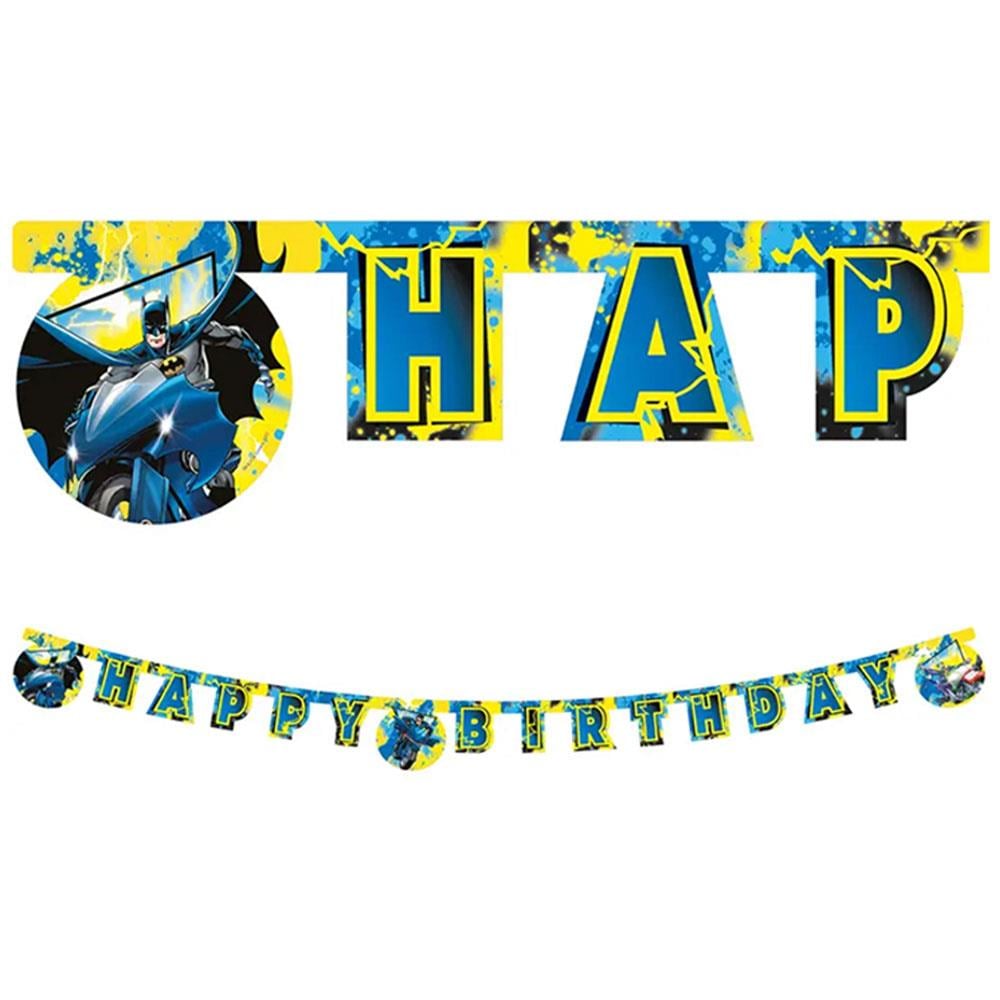 Batman Happy Birthday Harf Afiş