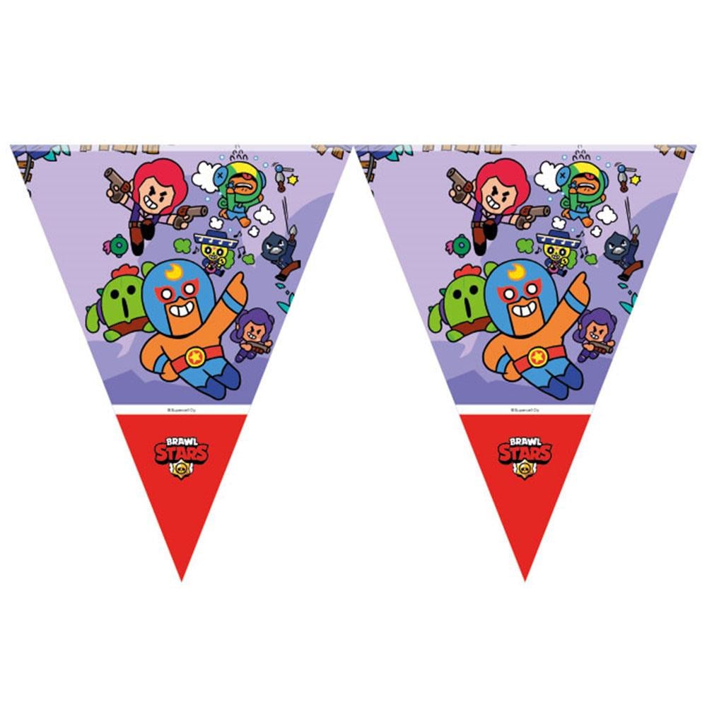 Brawl Stars Lisanslı Üçgen Bayrak Afiş