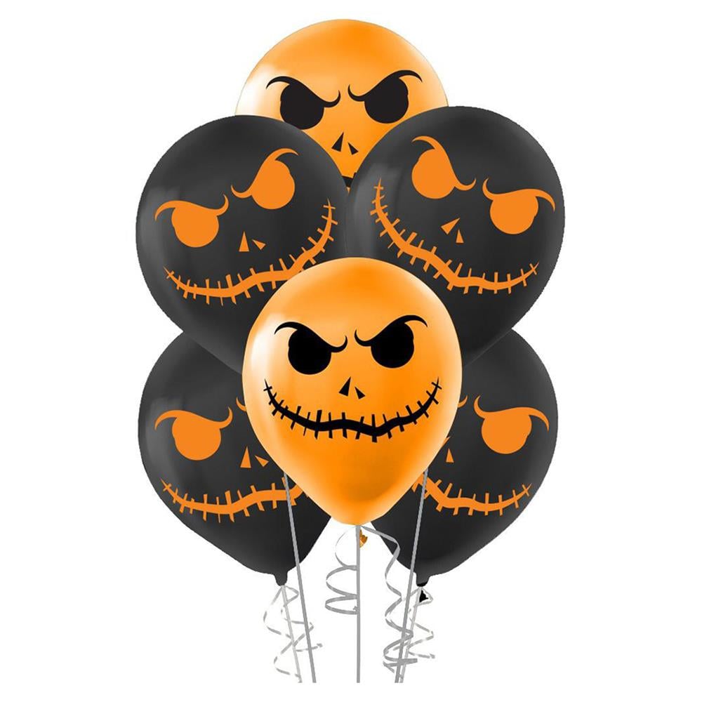 Cadılar Bayramı Baskılı Lateks Balon 10'lu