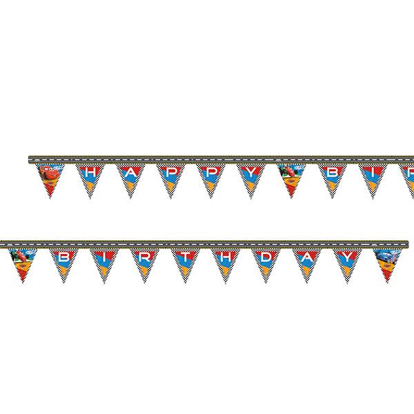 Cars Formula Happy Birthday Harf Afiş