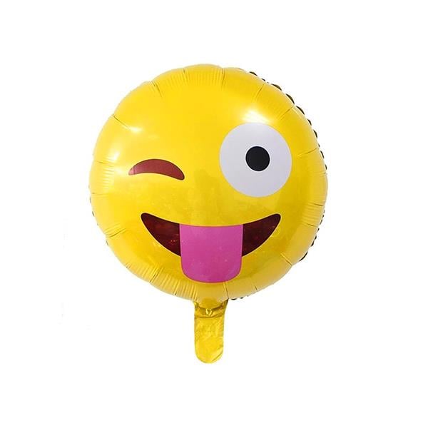 Dil Çıkaran Emoji Folyo Balon