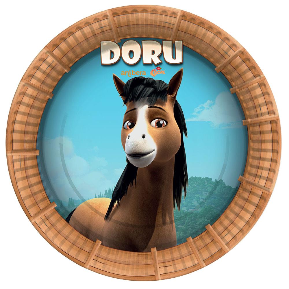 Doru Karton Tabak 23 cm 8'li