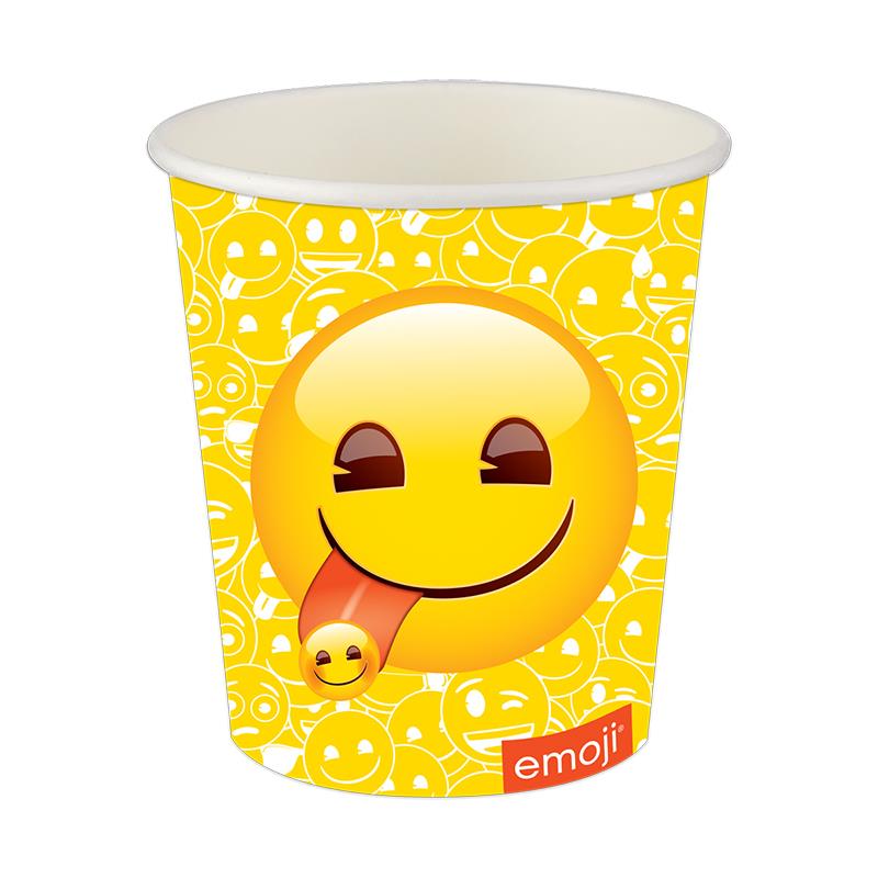 Emoji Dünyası Karton Bardak 8'li