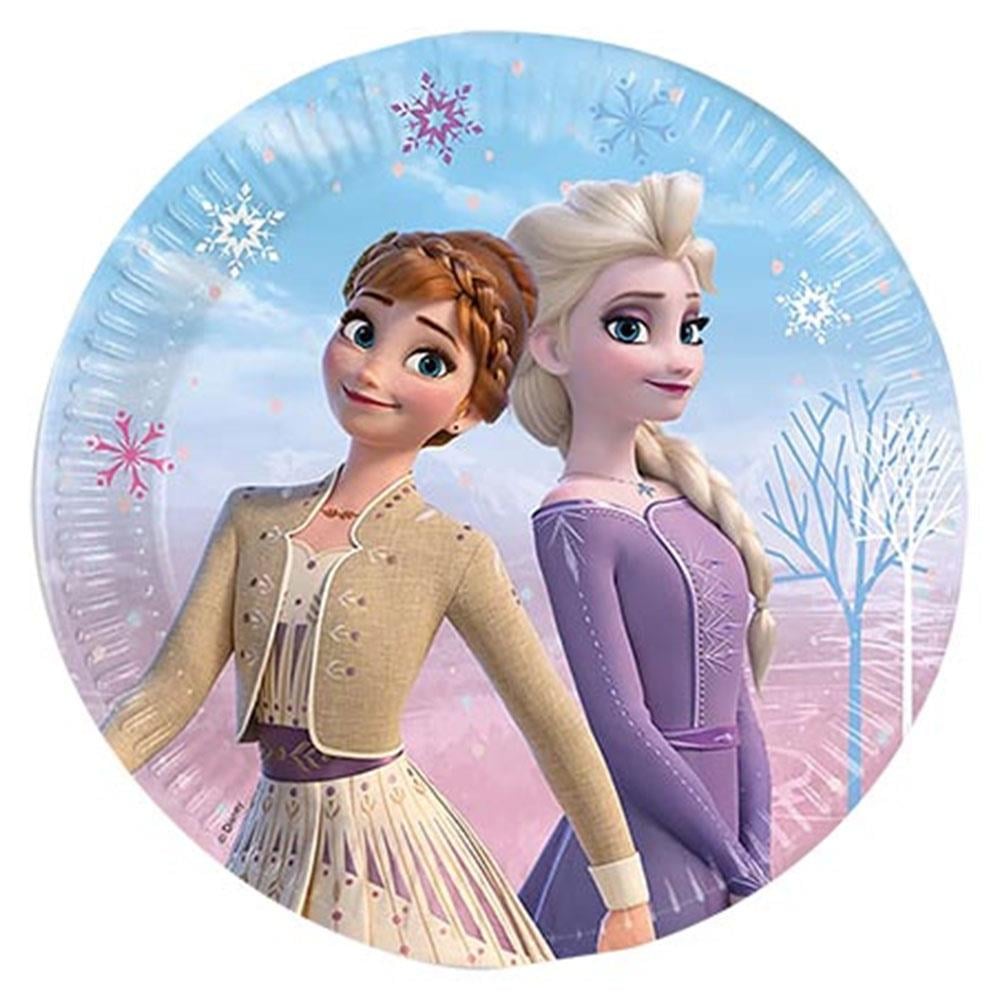 Frozen 2 Wind Spirit Karton Tabak 23 cm 8'li