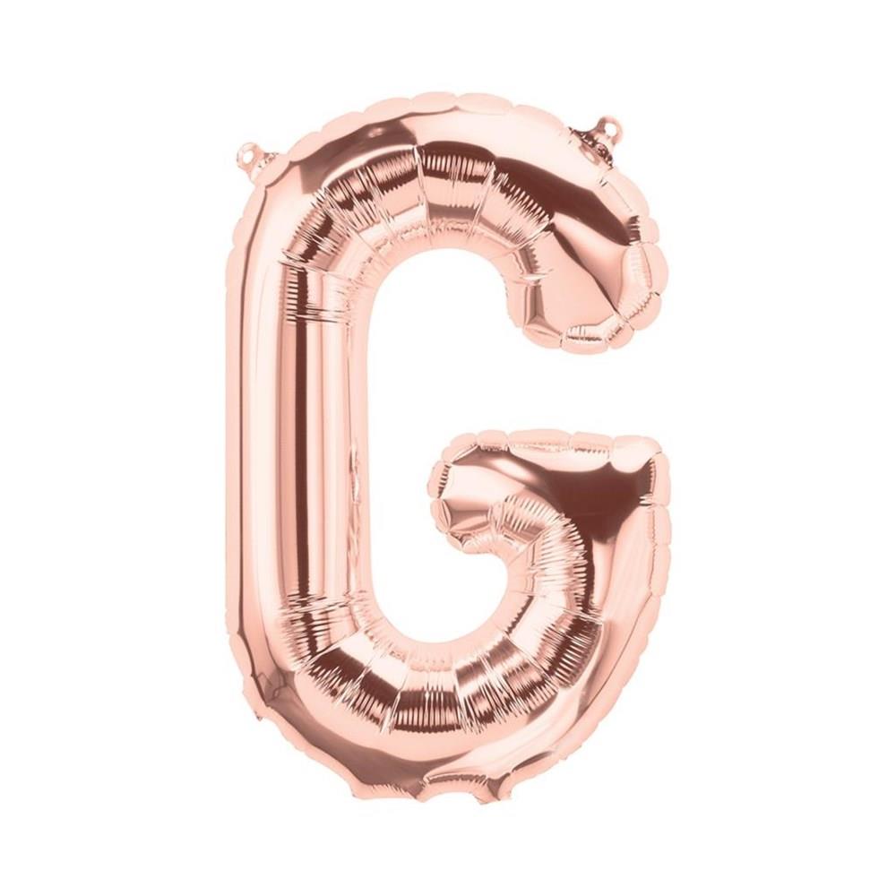 G Harf Rose Gold Folyo Balon 40 cm