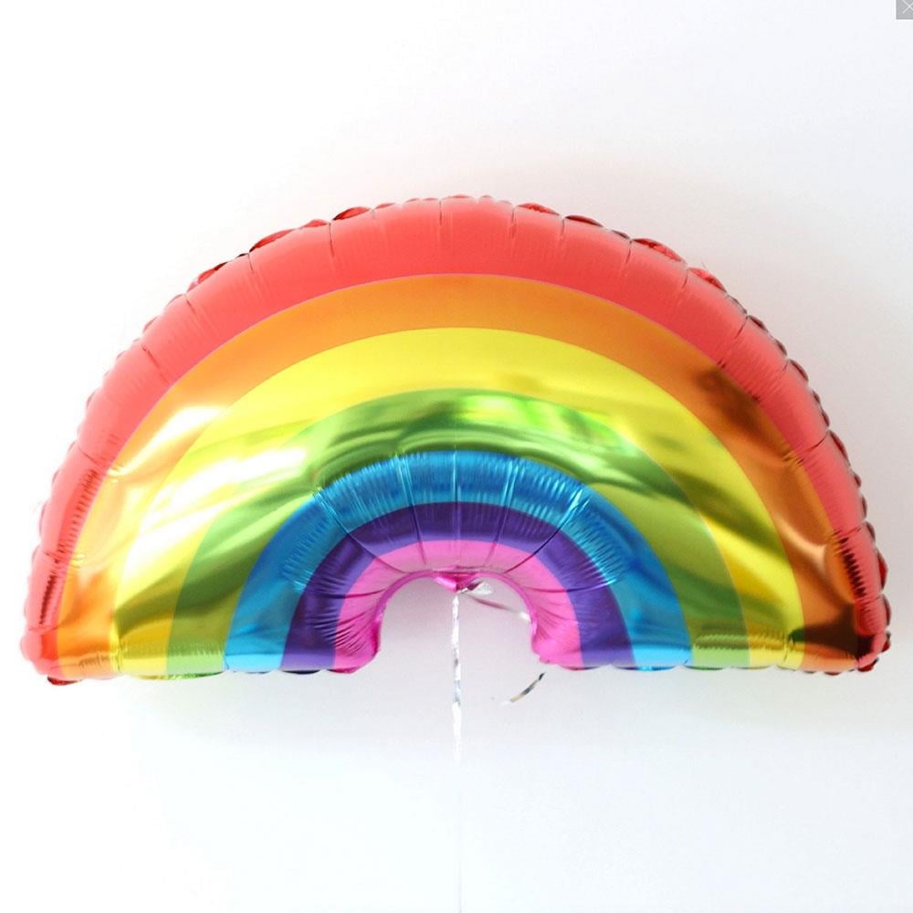 Gökkuşağı Renkli Folyo Balon 90 cm
