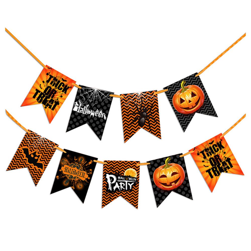 Halloween Temalı  Flama Bayrak Set