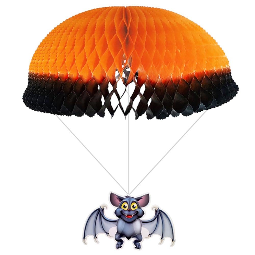 Halloween Yarasa Figürlü Paraşüt Süs