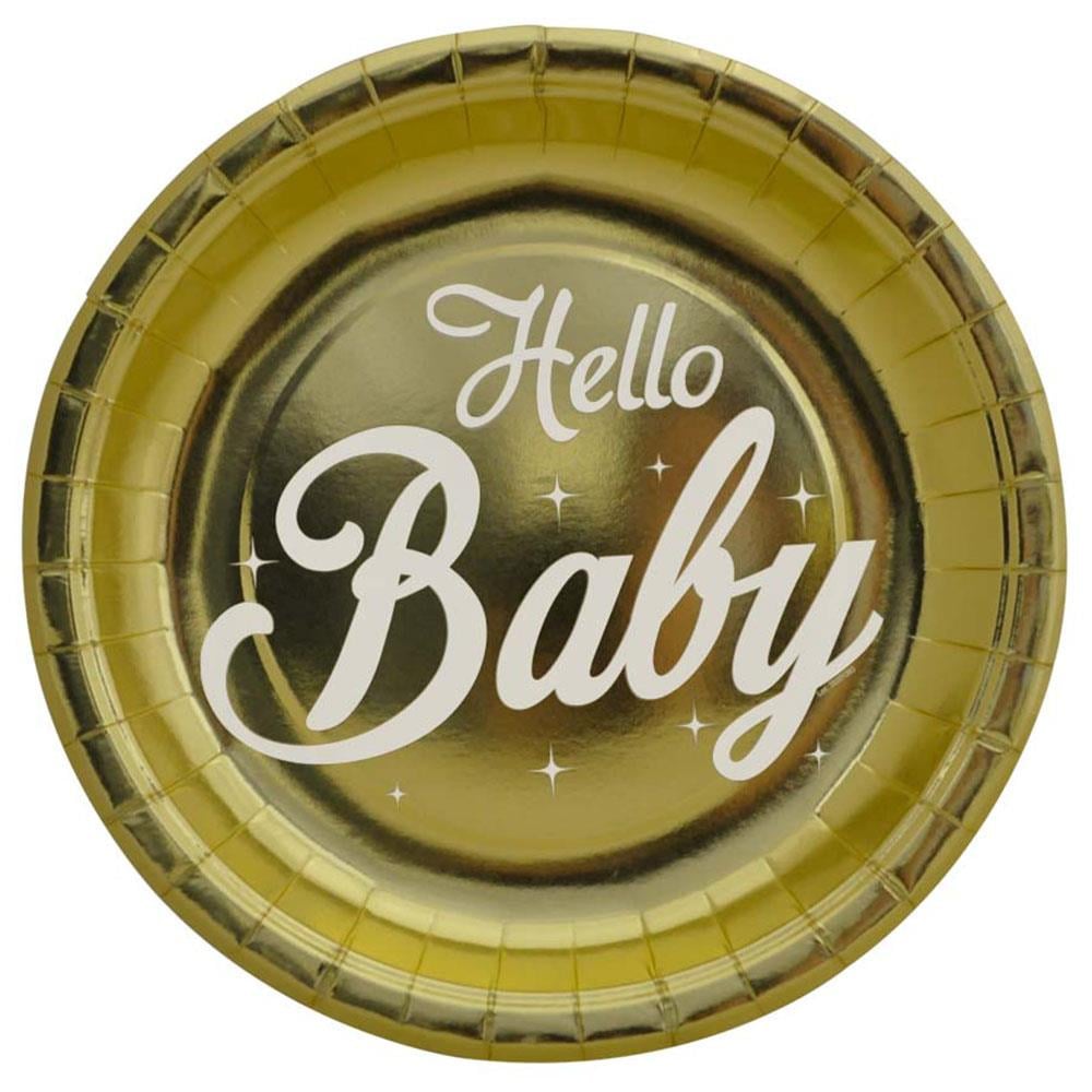 Hello Baby Karton Tabak 23 cm 6'lı