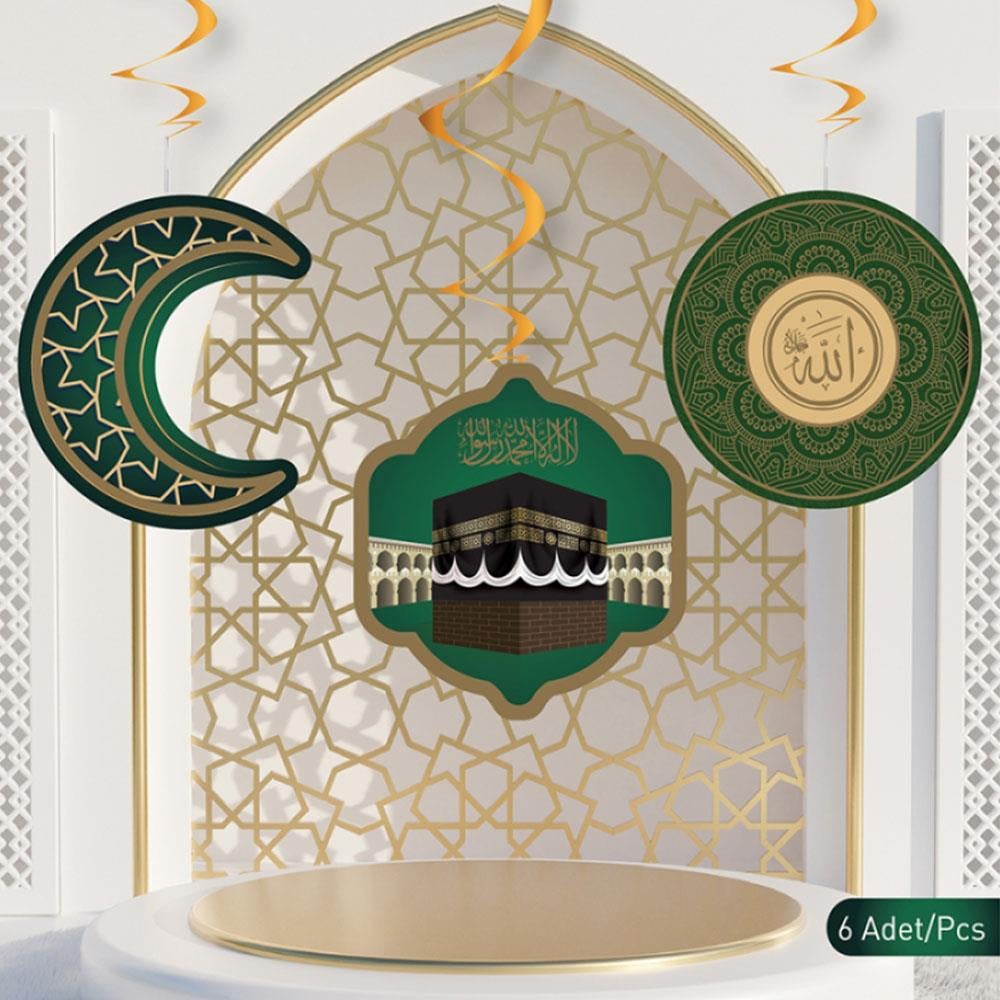 Kabe Temalı Sarkıt Süs 6'lı