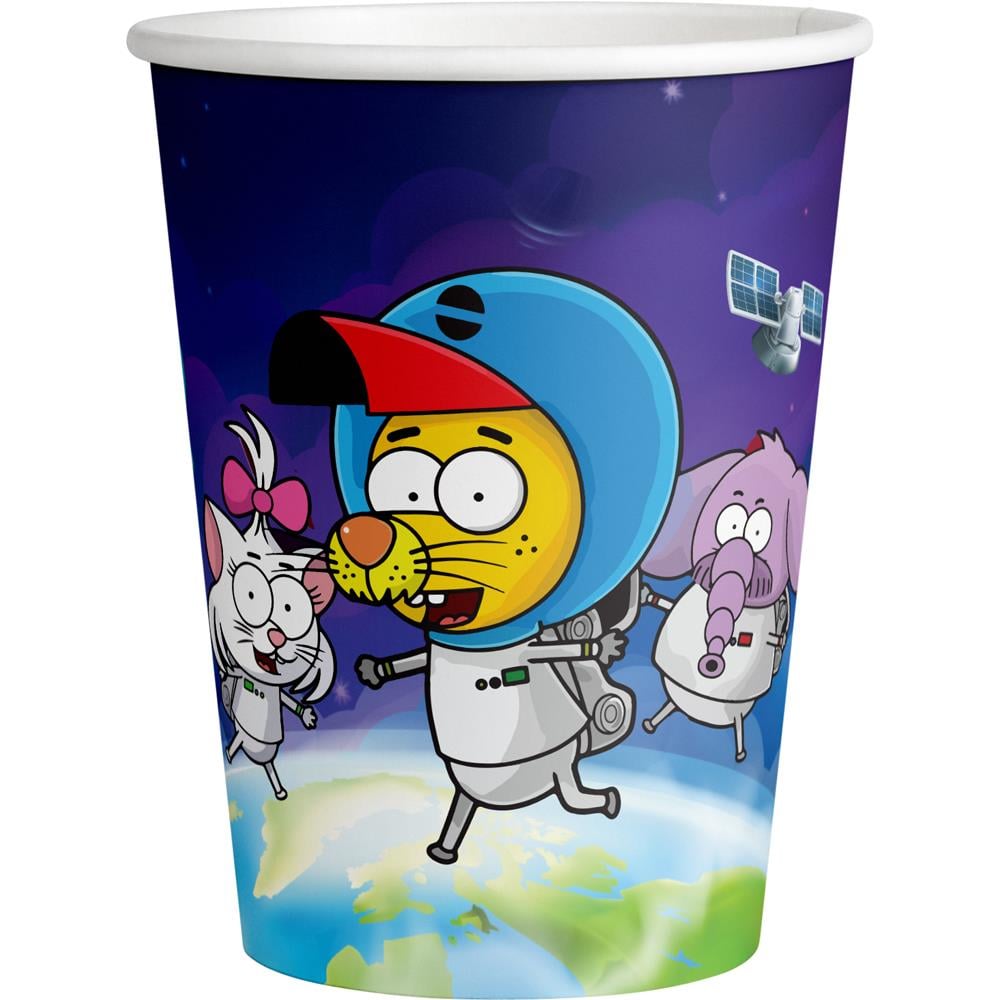 Kral Şakir Uzayda Karton Bardak 8'li