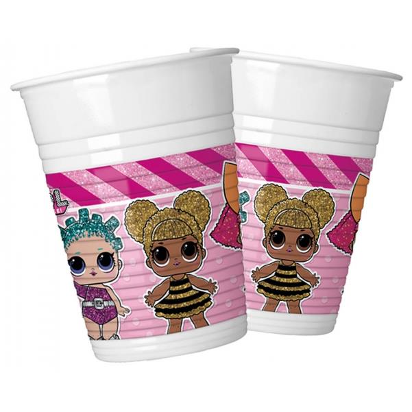 Lol Bebek Plastik Bardak 200cc 8'li