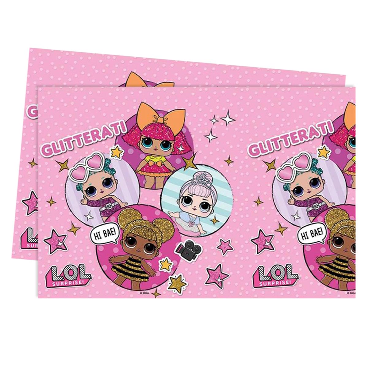 Lol Bebek Plastik Masa Örtüsü 120x180 cm