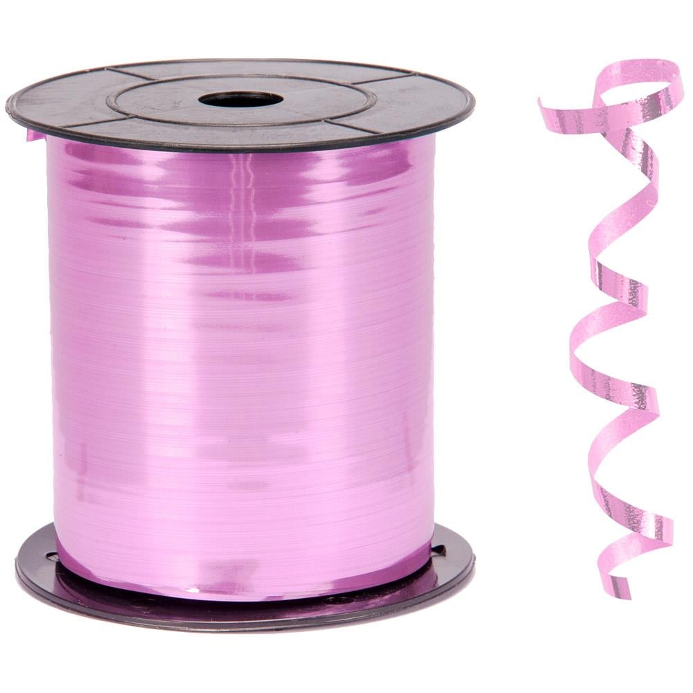 Metalik Pembe Rafya 8 mm x 200m