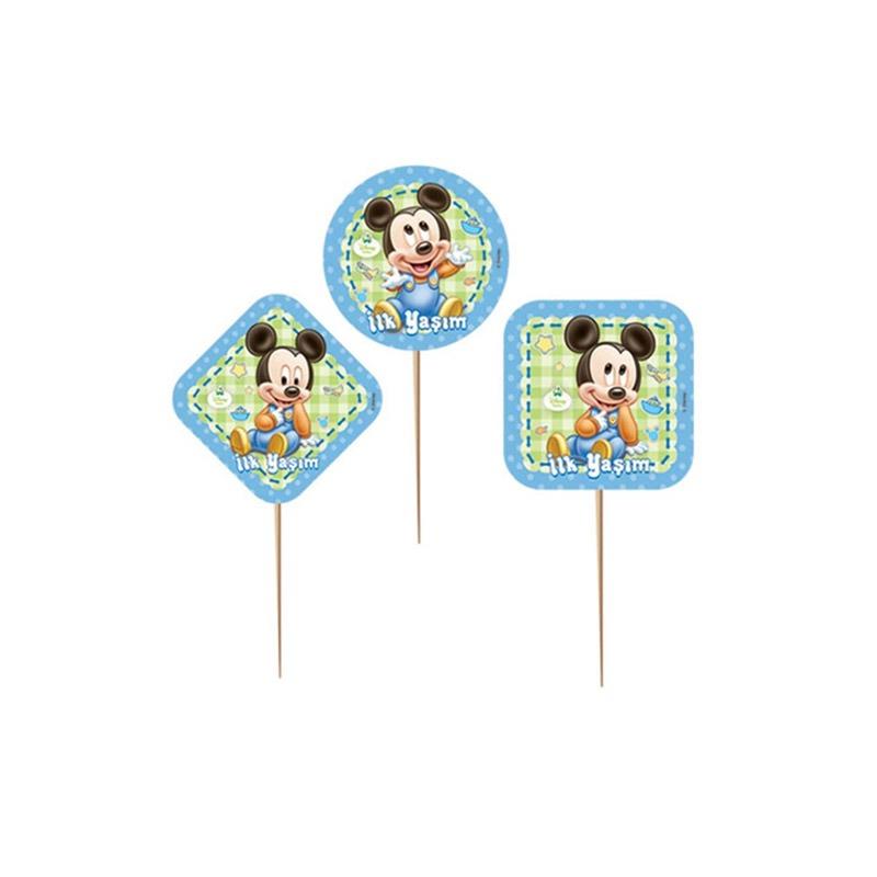 Mickey İlk Yaşım Lisanslı Kürdan 6'lı