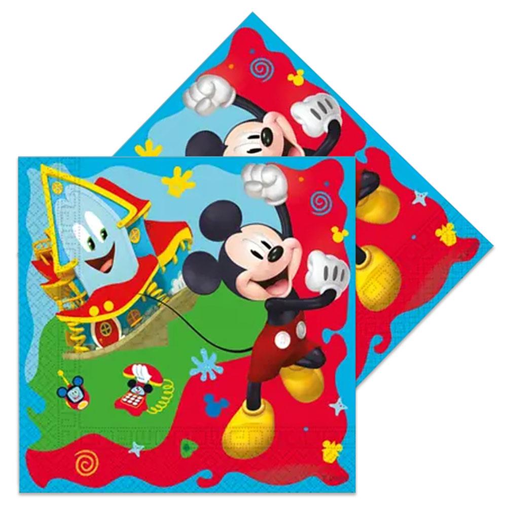 Mickey Rock The House Kağıt Peçete 33x33 cm 20'li