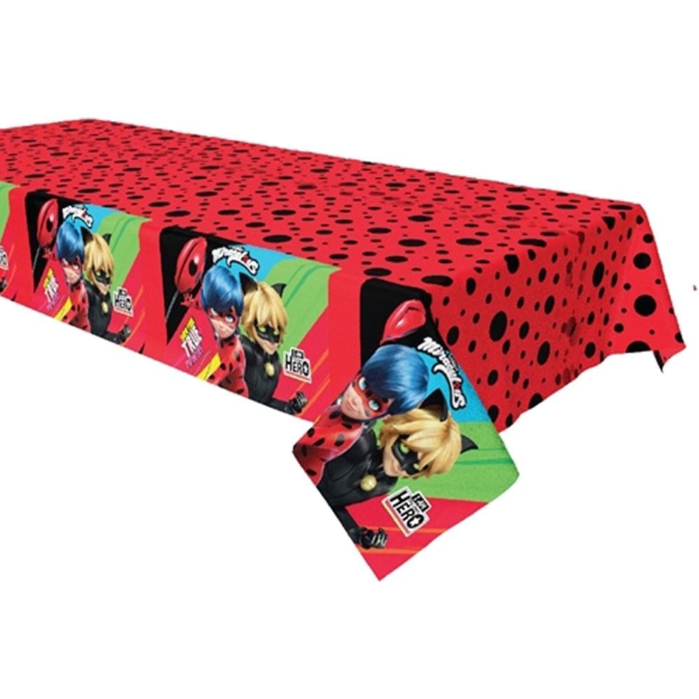 Miraculous Super Heroez Plastik Masa Örtüsü 120x180 cm