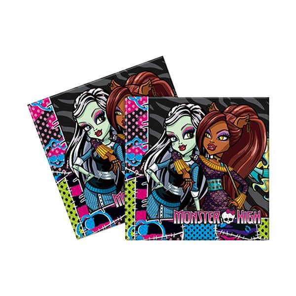 Monster High Kağıt Peçete 33x33 cm 16'lı