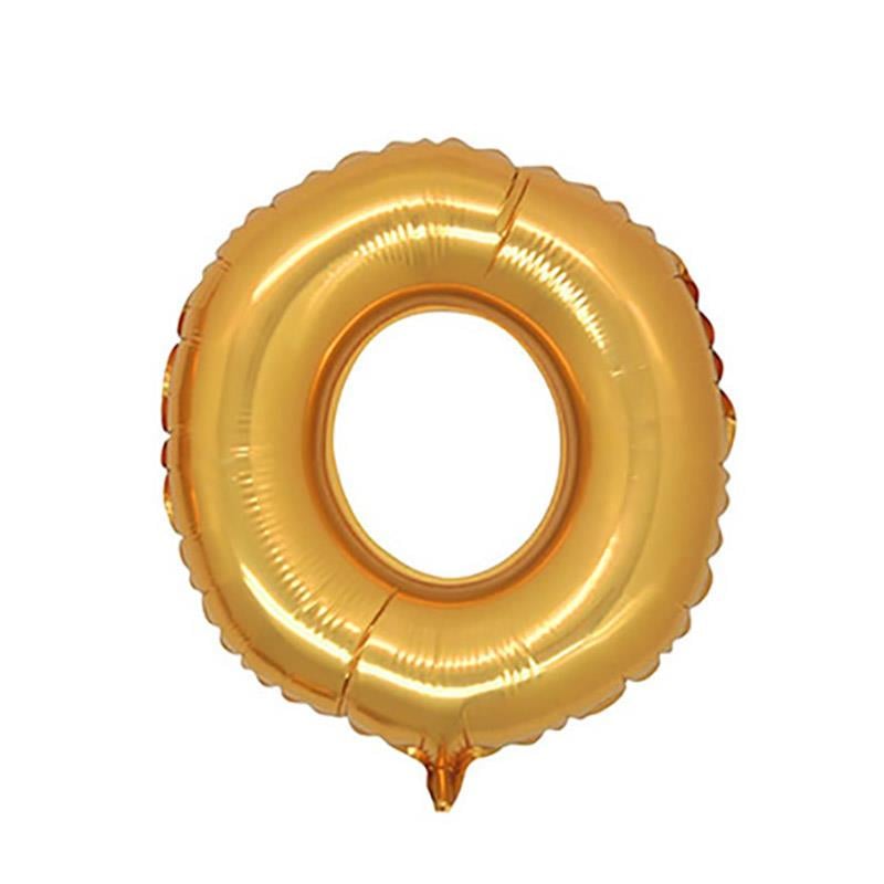 O Harf Altın Folyo Balon 40 cm