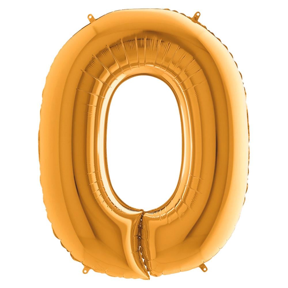 O Harf Grabo Altın Folyo Balon 102 cm