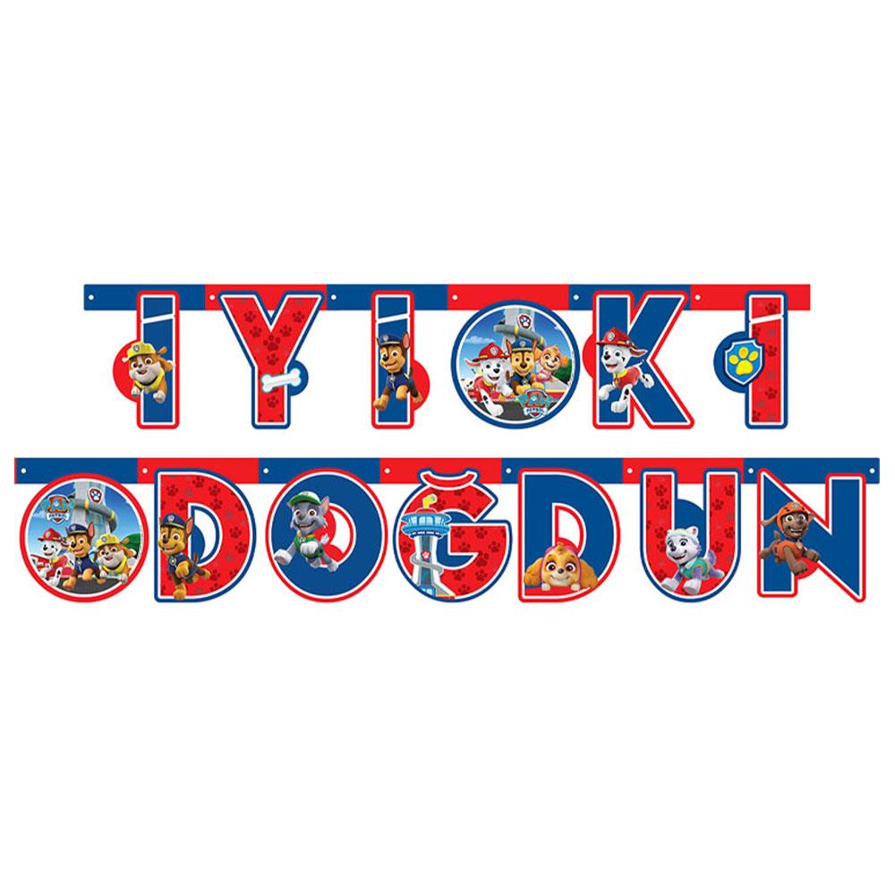 Paw Patrol Refresh İyi ki Doğdun Harf Afiş