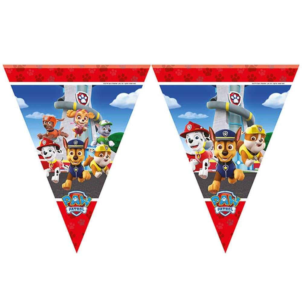 Paw Patrol Refresh Lisanslı Üçgen Bayrak Afiş