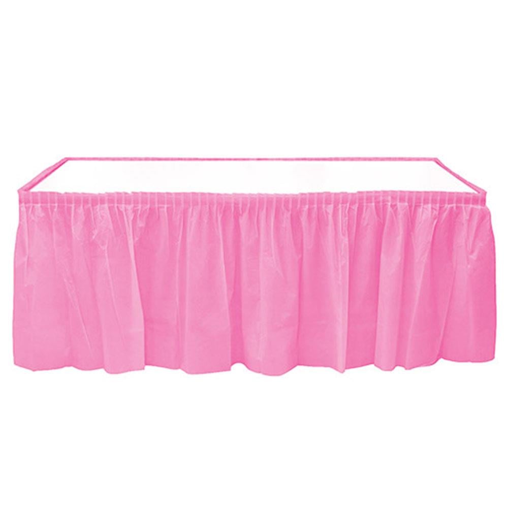 Pembe Plastik Masa Eteği 75x426 cm