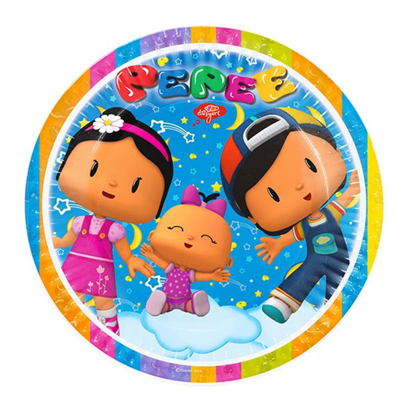 Pepee Karton Tabak 23 cm 8'li